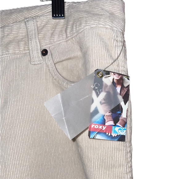 NWT Roxy Corduroy Flare Pants in Tapioca - Picture 4 of 9